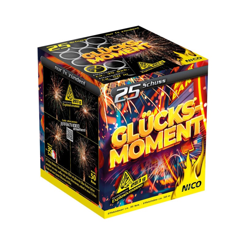 Jetzt Glücksmoment 25-Schuss-Feuerwerk-Batterie ab 27.19€ bestellen