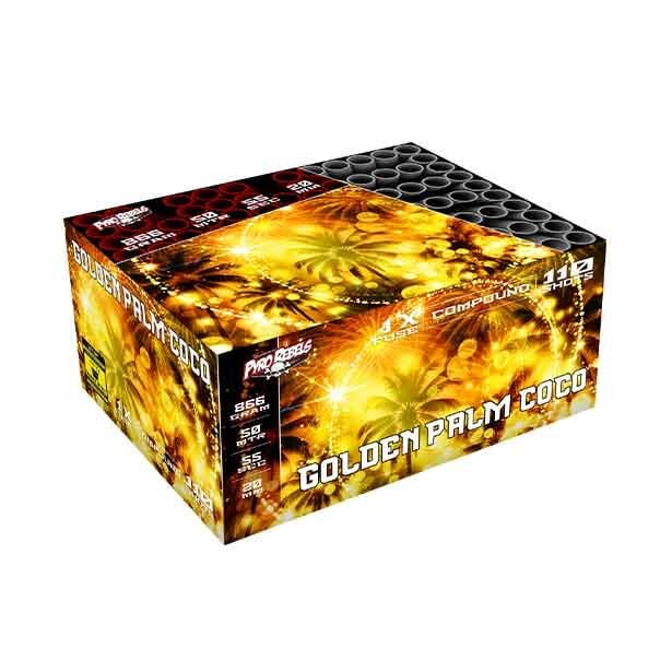 Jetzt Golden Palm Coco 110-Schuss-Feuerwerkverbund ab 97.74€ bestellen