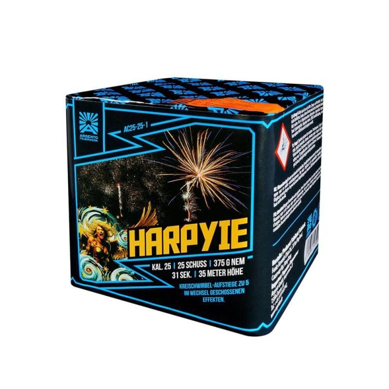 Jetzt Harpyie 25-Schuss-Feuerwerk-Batterie ab 19.5€ bestellen