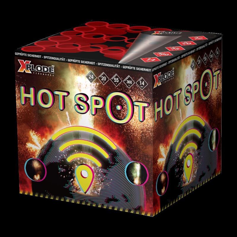 Jetzt Hot Spot 24-Schuss-Feuerwerk-Batterie ab 24.99€ bestellen