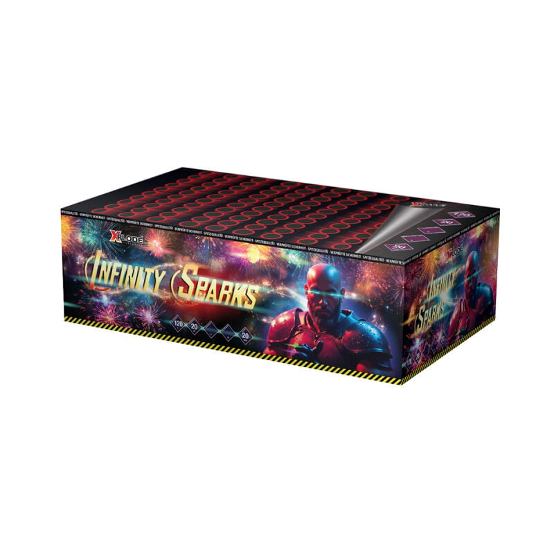 Jetzt Infinity Sparks 100-Schuss-Feuerwerksverbund ab 79€ bestellen
