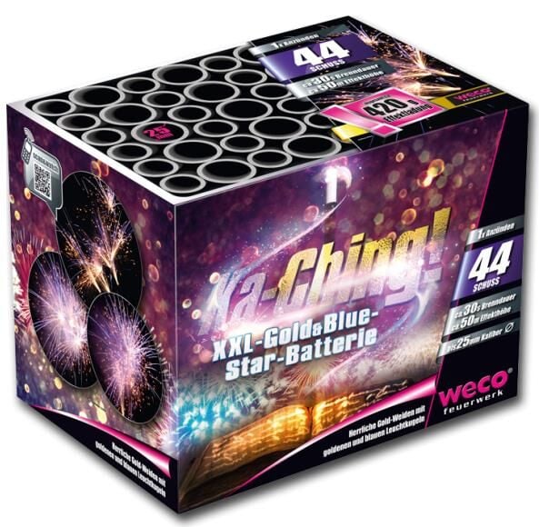 Jetzt Ka-Ching! 44-Schuss-Feuerwerk-Batterie ab 46.99€ bestellen