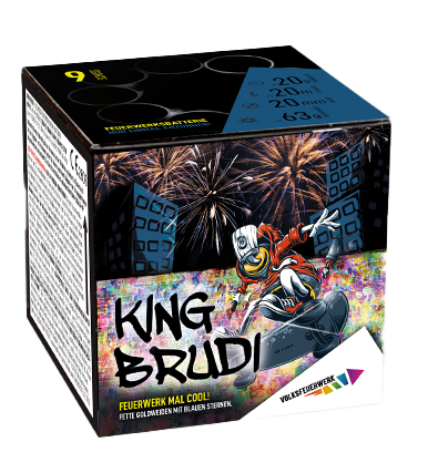 Jetzt King Brudi 9-Schuss-Feuerwerk-Batterie ab 4.68€ bestellen