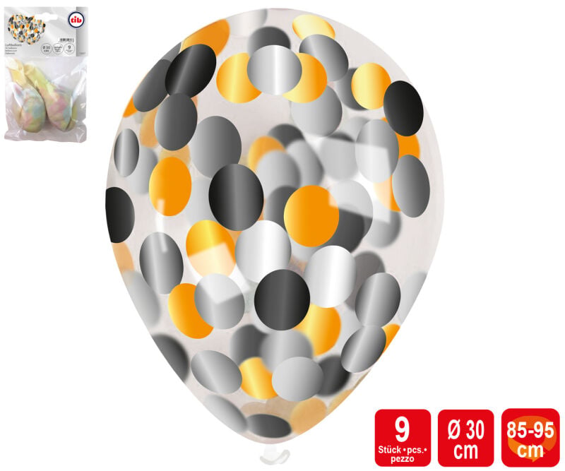 Jetzt Konfetti-Luftballons Silvester 9 Stück ab 6.5€ bestellen