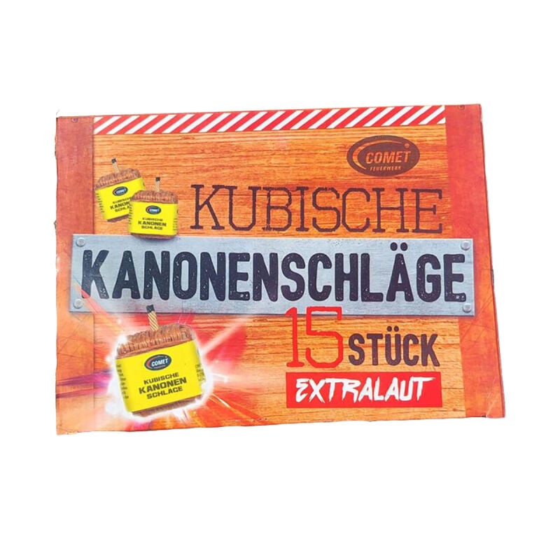 Jetzt Kubische Kanonenschläge Orange 15 Stück ab 11.89€ bestellen