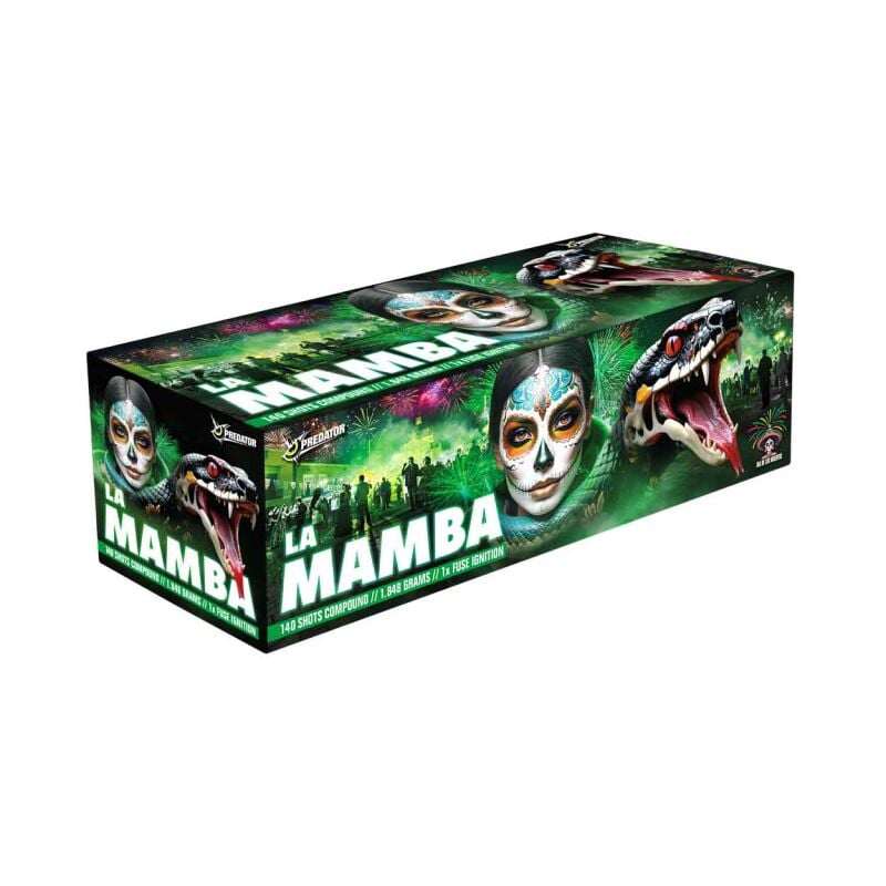 Jetzt La Mamba 140-Schuss-Feuerwerk-Verbund ab 84.99€ bestellen