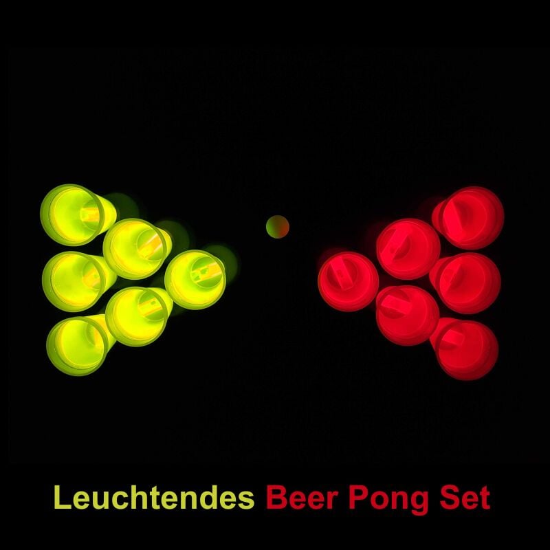 Jetzt Leuchtendes Beer Pong Set, rot/gelb ab 19.99€ bestellen