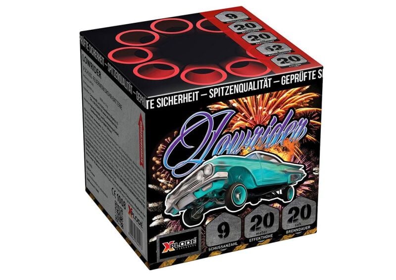 Jetzt Lowrider 9-Schuss-Feuerwerk-Batterie ab 4.99€ bestellen