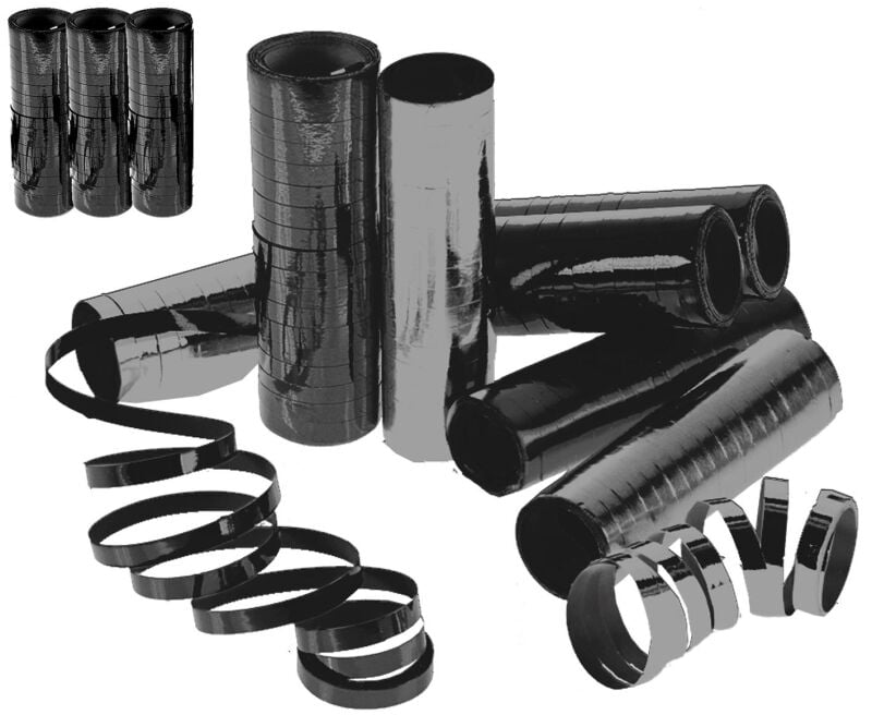 Jetzt Luftschlangen „metallic-schwarz“ 3er Pack ab 2.5€ bestellen