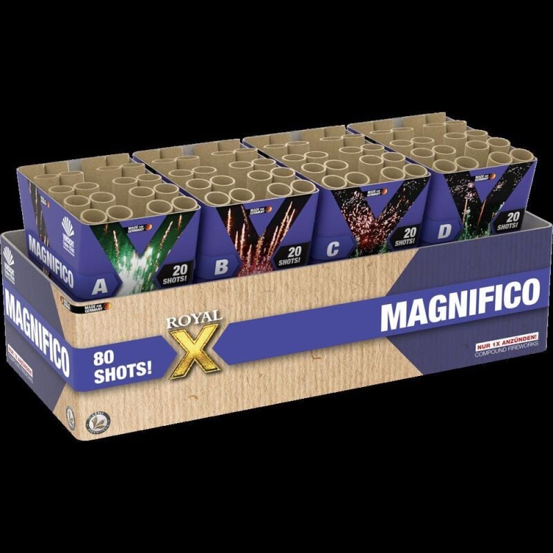 Jetzt Magnifico 80-Schuss-Verbundfeuerwerk ab 49.99€ bestellen