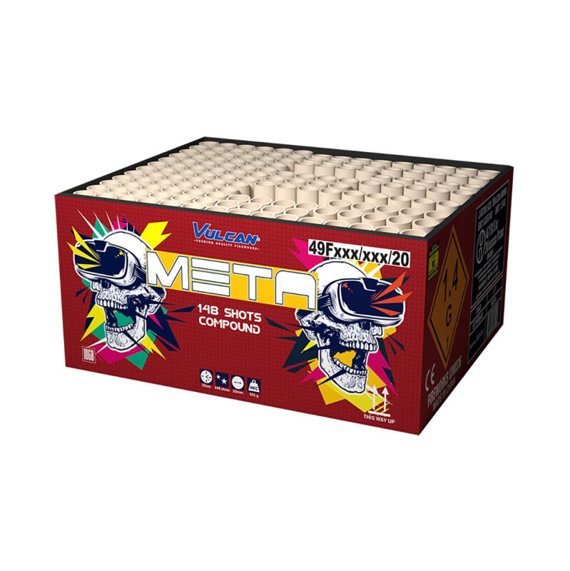 Jetzt Meta 148-Schuss-Feuerwerkverbund ab 104.99€ bestellen