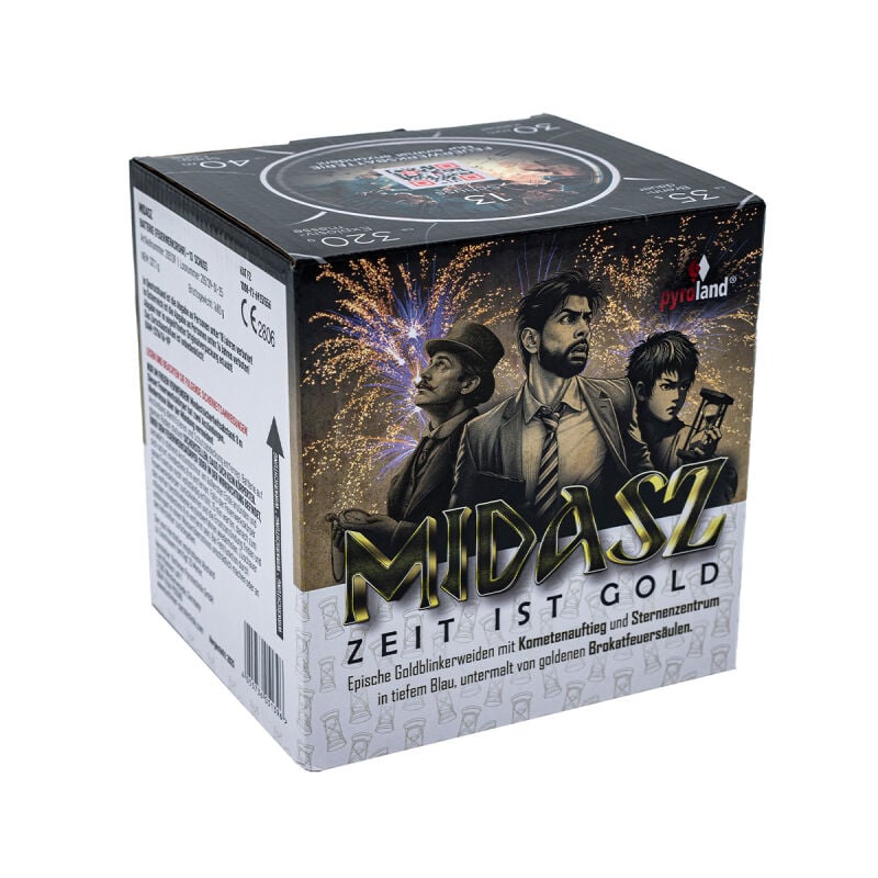 Jetzt Midasz 13-Schuss-Feuerwerk-Batterie ab 24.99€ bestellen