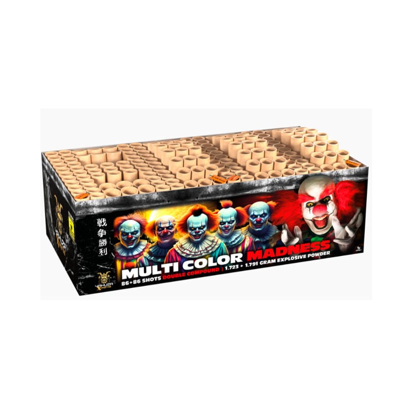Jetzt Multi Color Madness 172-Schuss-Feuerwerksverbund ab 314.49€ bestellen