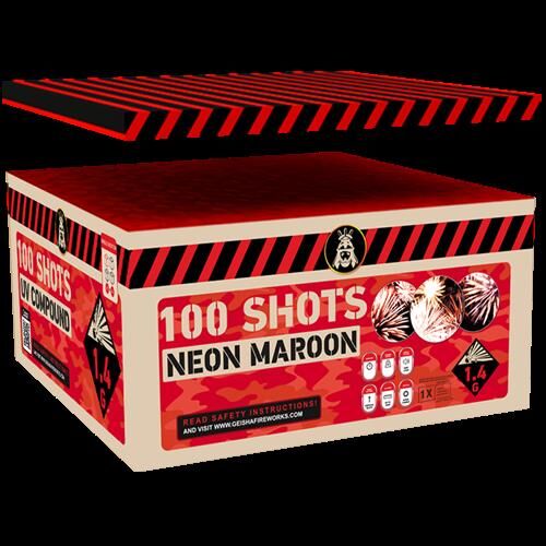 Jetzt Neon Maroon 100-Schuss-Feuerwerkverbund ab 99.99€ bestellen