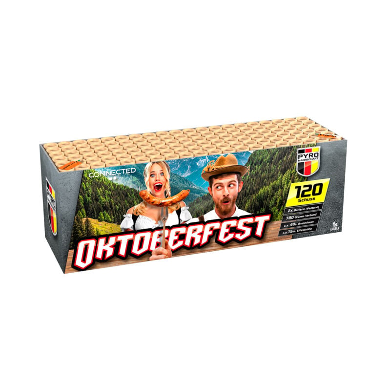 Jetzt Oktoberfest 120-Schuss-Feuerwerkverbund ab 58.64€ bestellen
