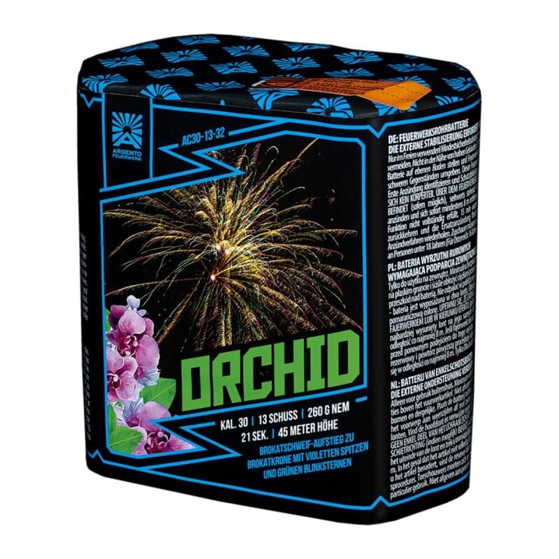 Jetzt Orchid 13-Schuss-Feuerwerk-Batterie ab 17.5€ bestellen