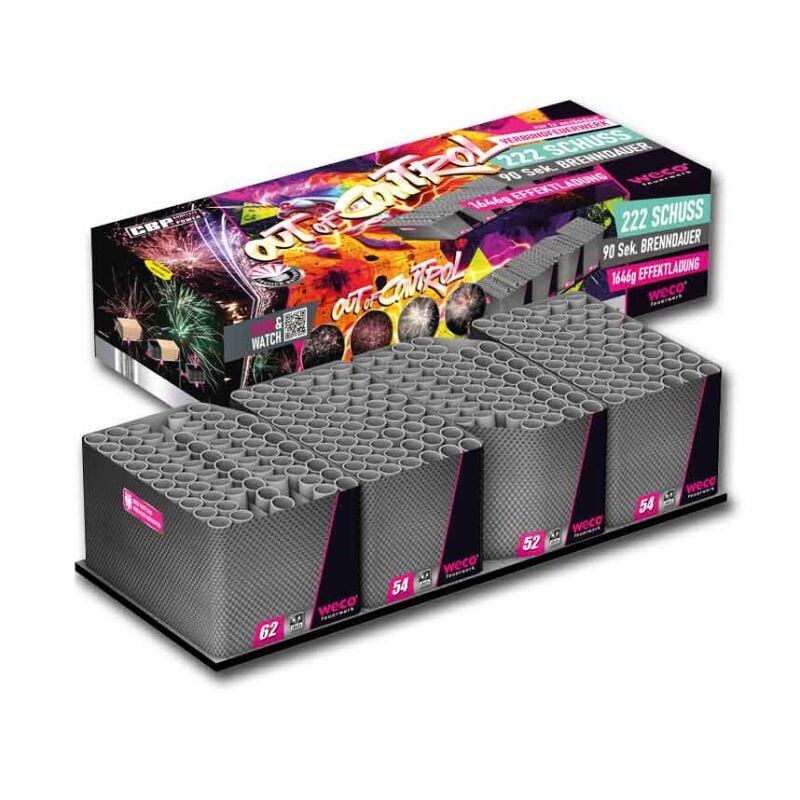 Jetzt Out of Control 222-Schuss-Feuerwerkverbund ab 158.09€ bestellen