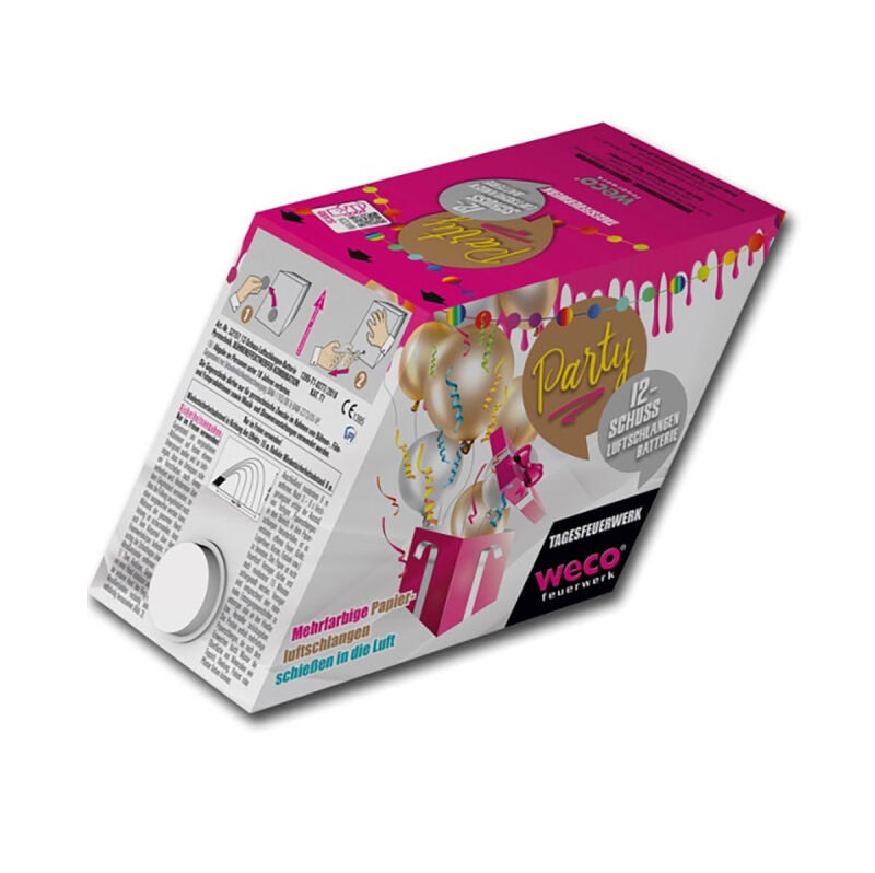 Jetzt Party 12-Schuss-Luftschlangen-Batterie ab 34.99€ bestellen