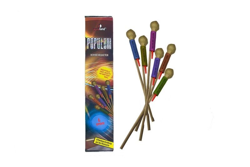 Jetzt POPULUM - 6-teiliges Raketen-Sortiment ab 16.14€ bestellen