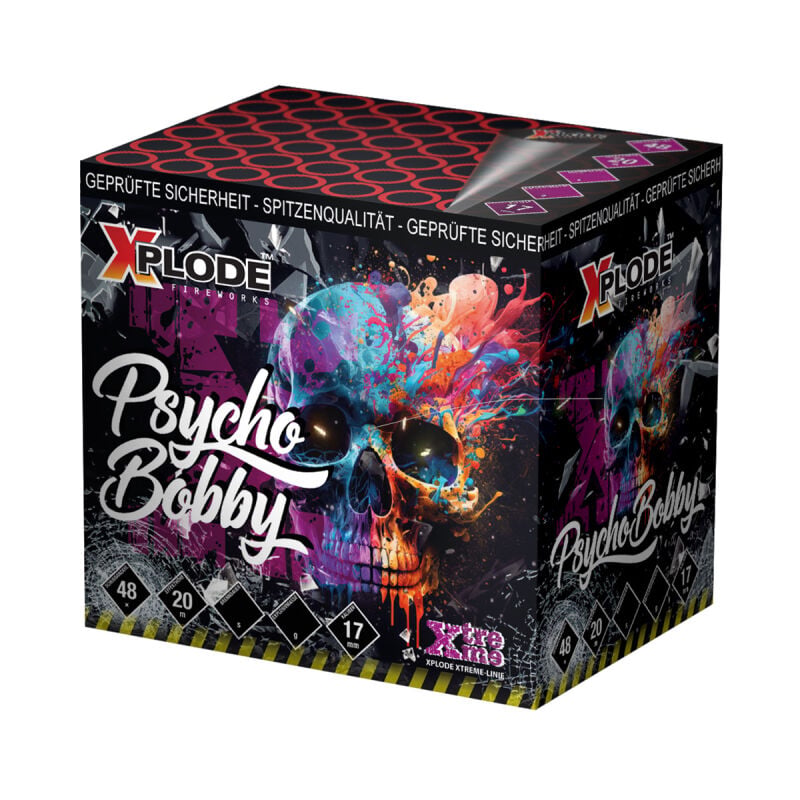 Jetzt Psycho Bobby 48-Schuss-Feuerwerk-Batterie ab 24.9€ bestellen