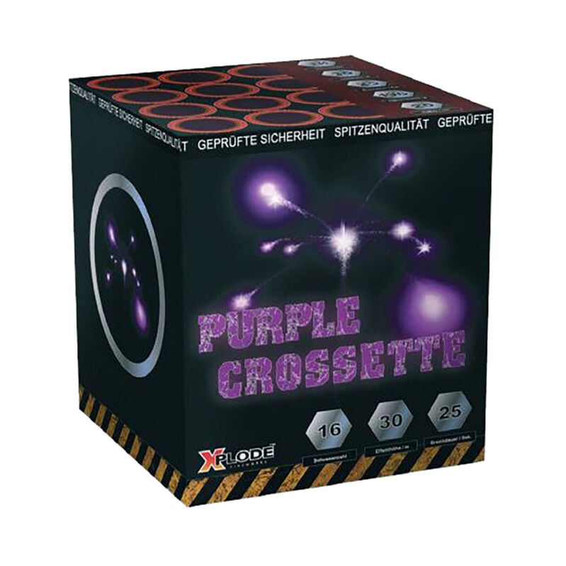 Jetzt Purple Crossette 16-Schuss-Feuerwerkbatterie ab 8.9€ bestellen
