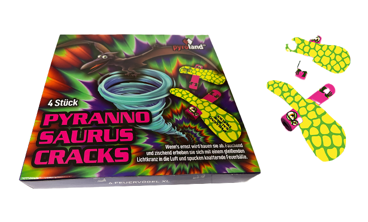 Jetzt Pyranno Saurus Cracks 4er Schachtel ab 3.39€ bestellen