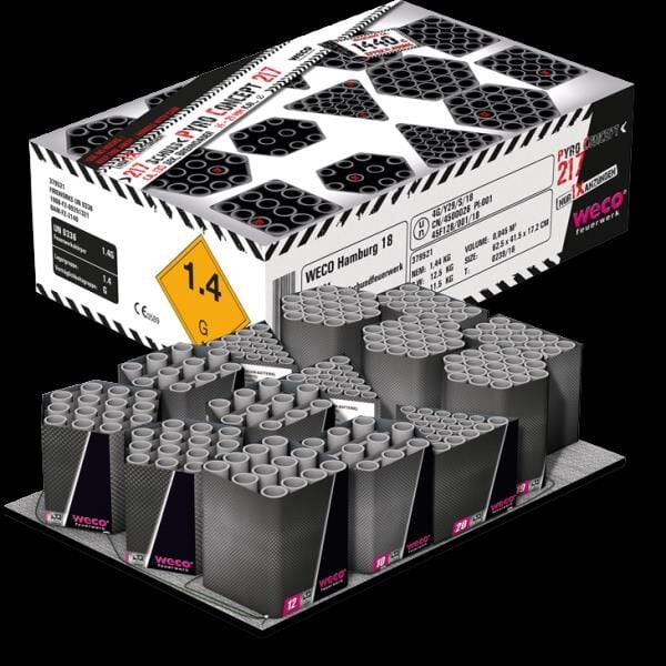 Jetzt Pyro Concept 217-Schuss-Feuerwerkverbund ab 231.99€ bestellen