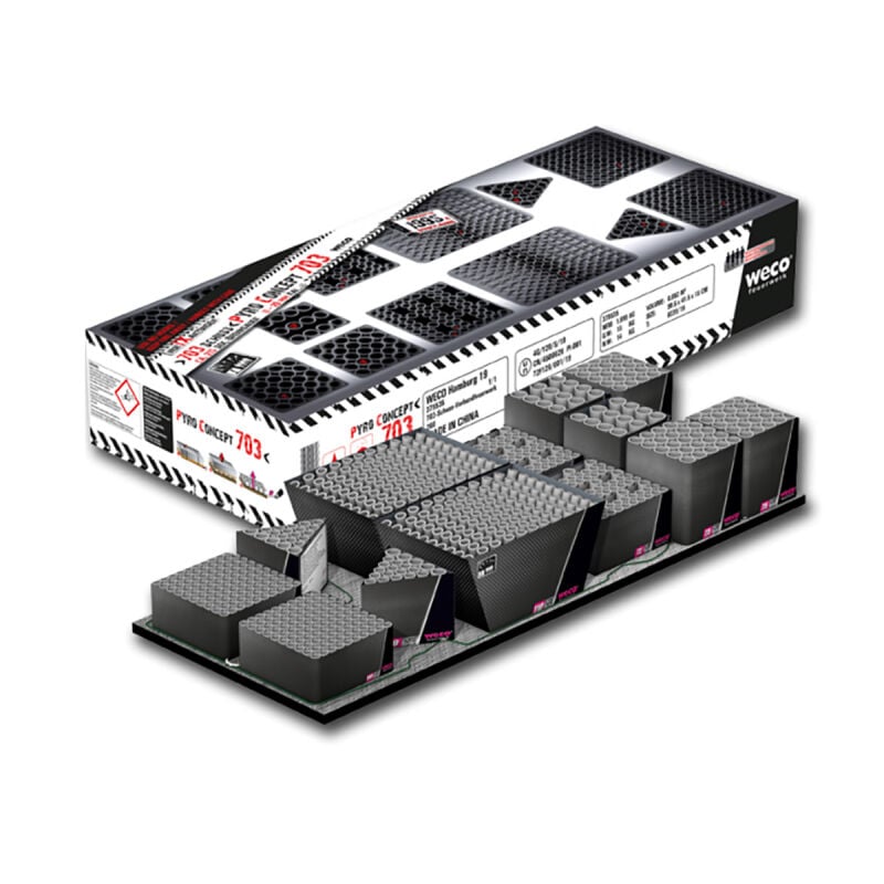 Jetzt Pyro Concept 703-Schuss-Feuerwerkverbund ab 297.49€ bestellen