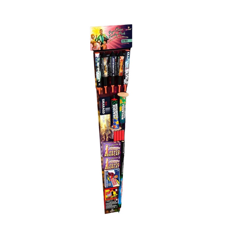 Jetzt Pyro Crew Family-Pack 137-teiliges Familiensortiment ab 9.5€ bestellen