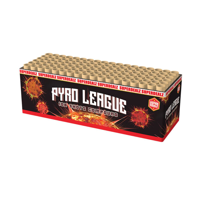 Jetzt Pyro League 108-Schuss-Feuerwerkverbund ab 54.39€ bestellen