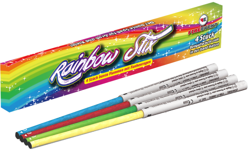 Jetzt Rainbow Stix Bengalfackeln ab 4.99€ bestellen