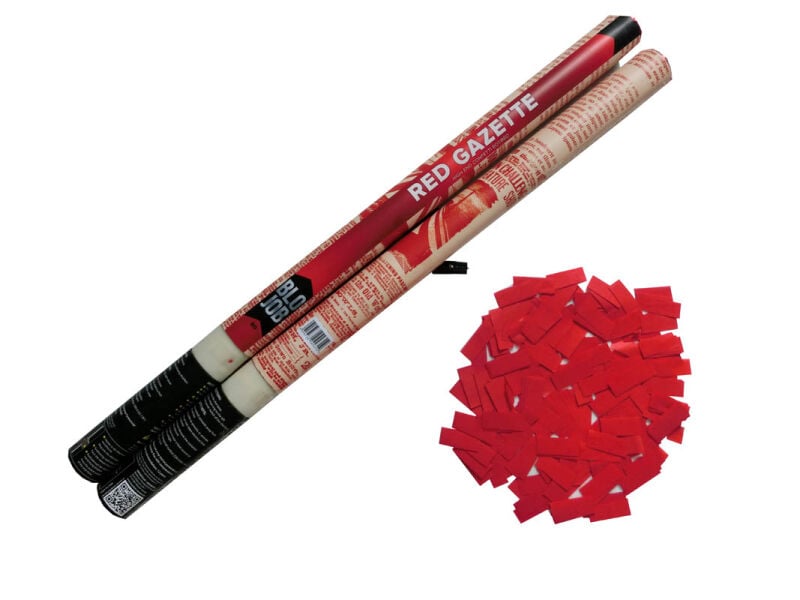 Jetzt Red Gazette 80cm elektrisch Papierflitter rot ab 7.64€ bestellen