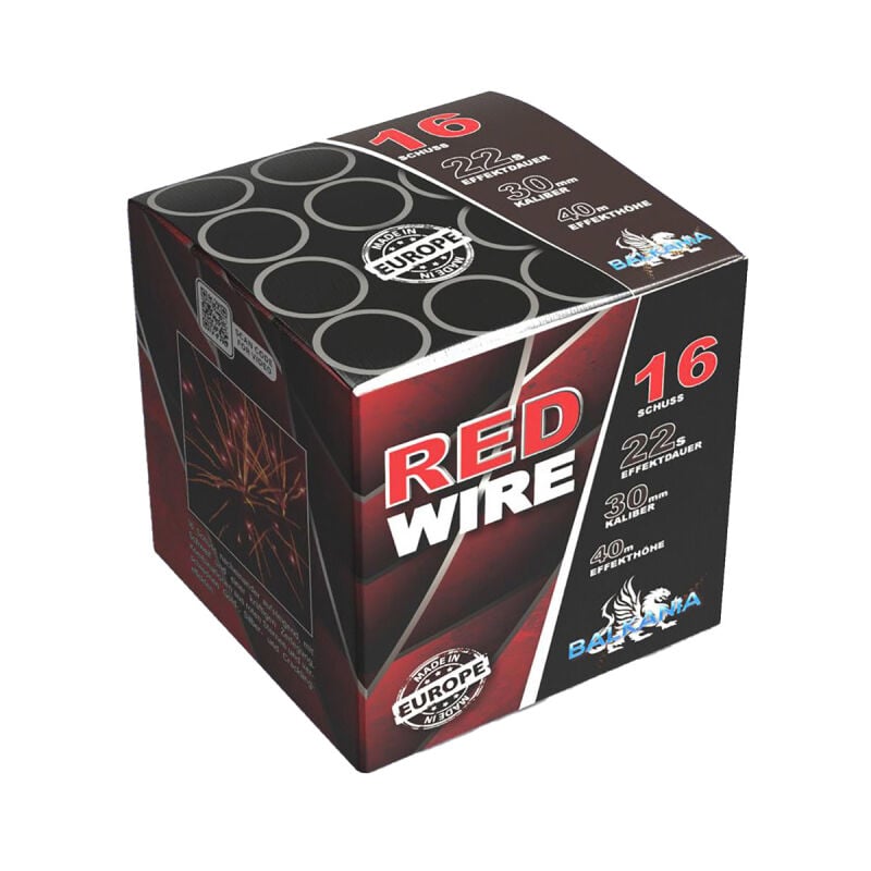 Jetzt Red Wire 16-Schuss-Feuerwerk-Batterie ab 18.99€ bestellen