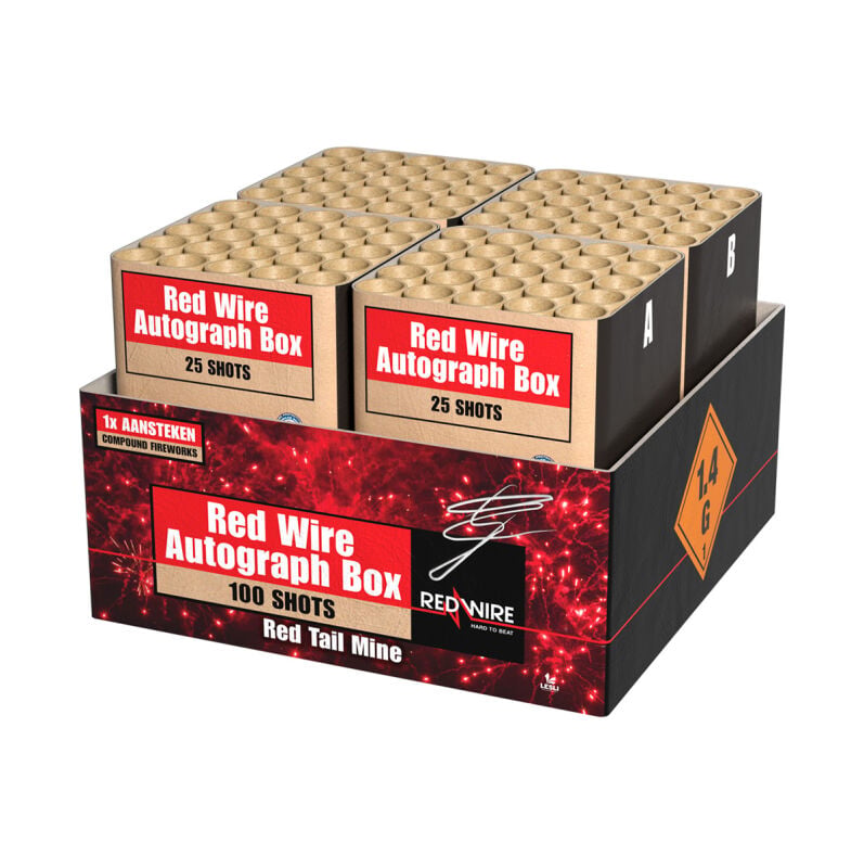 Jetzt Red Wire Autograph Box 100-Schuss-Feuerwerkverbund (Stahlkäfig) ab 143.64€ bestellen