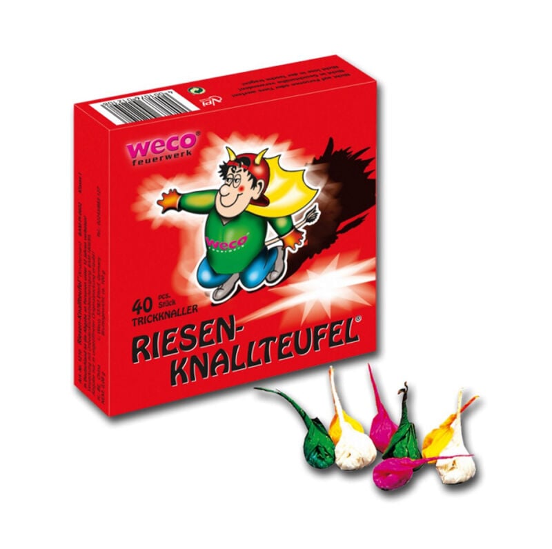 Jetzt Riesen-Knallteufel 40Stk ab 2.99€ bestellen
