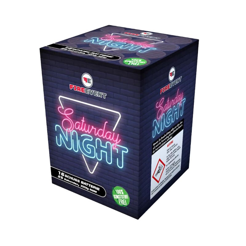 Jetzt Saturday Night 16-Schuss-Feuerwerk-Batterie ab 11.89€ bestellen