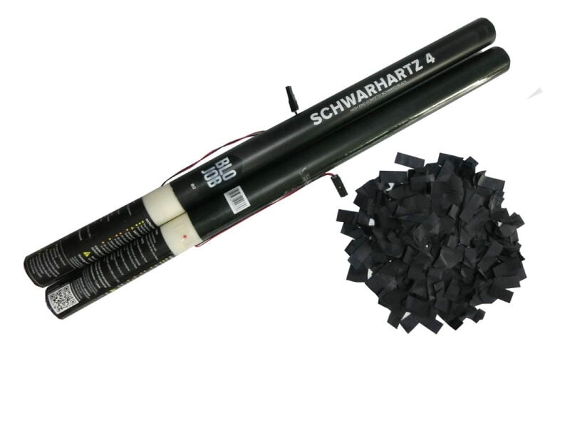 Jetzt Schwarhartz 4 80cm elektrisch Papierflitter schwarz ab 7.64€ bestellen