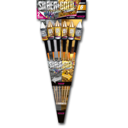 Jetzt Silber & Gold 6-teiliges Raketensortiment ab 22.99€ bestellen