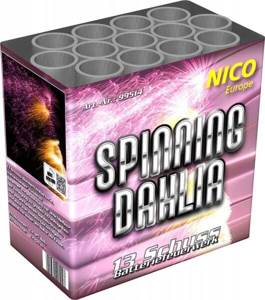 Jetzt Spinning Dahlia 13-Schuss-Feuerwerk-Batterie ab 17.5€ bestellen