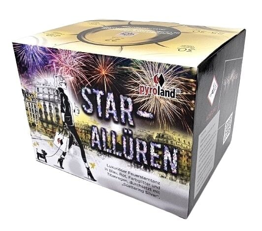 Jetzt Star Allüren 27-Schuss-Feuerwerk-Batterie ab 36.99€ bestellen