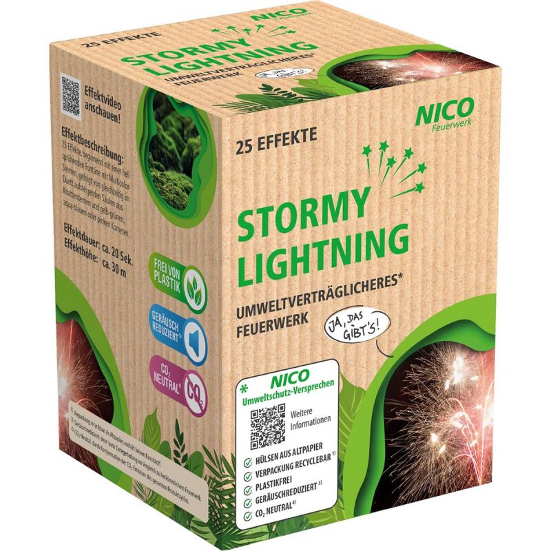 Jetzt Stormy Lightning 25-Schus-Feuerwerk-Batterie ab 6.38€ bestellen