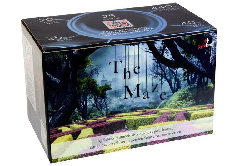 Jetzt The Maze 25-Schuss-Feuerwerk-Batterie ab 36.54€ bestellen