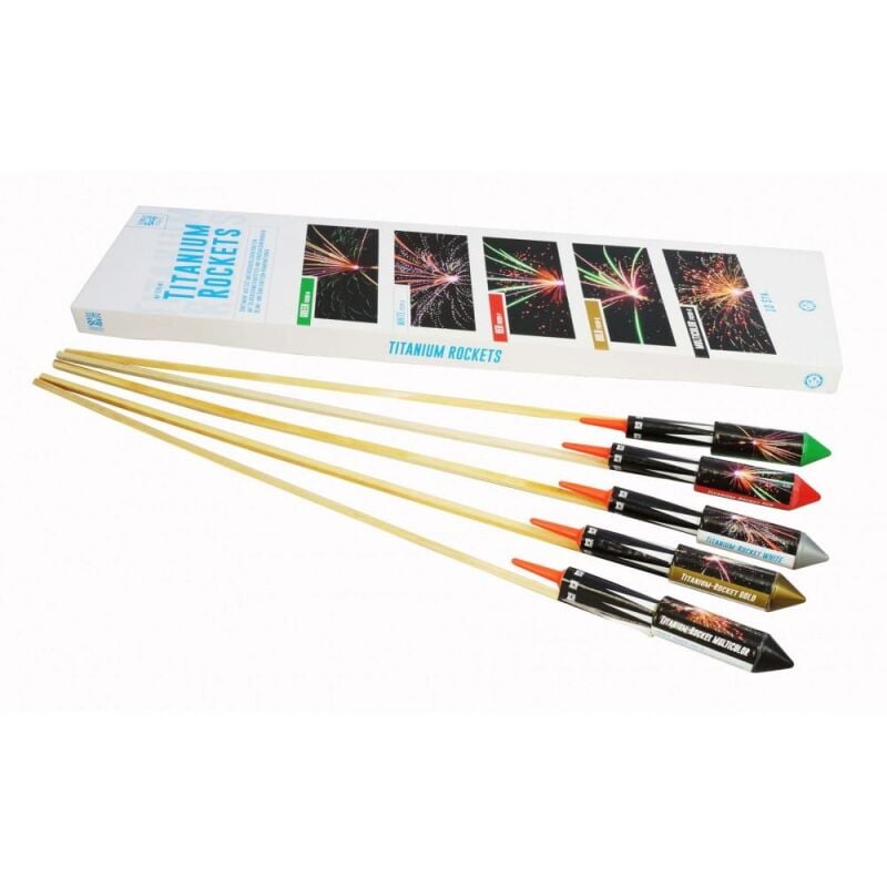 Jetzt Titanium Rockets 10-teiliges-Raketen-Sortiment ab 20.99€ bestellen