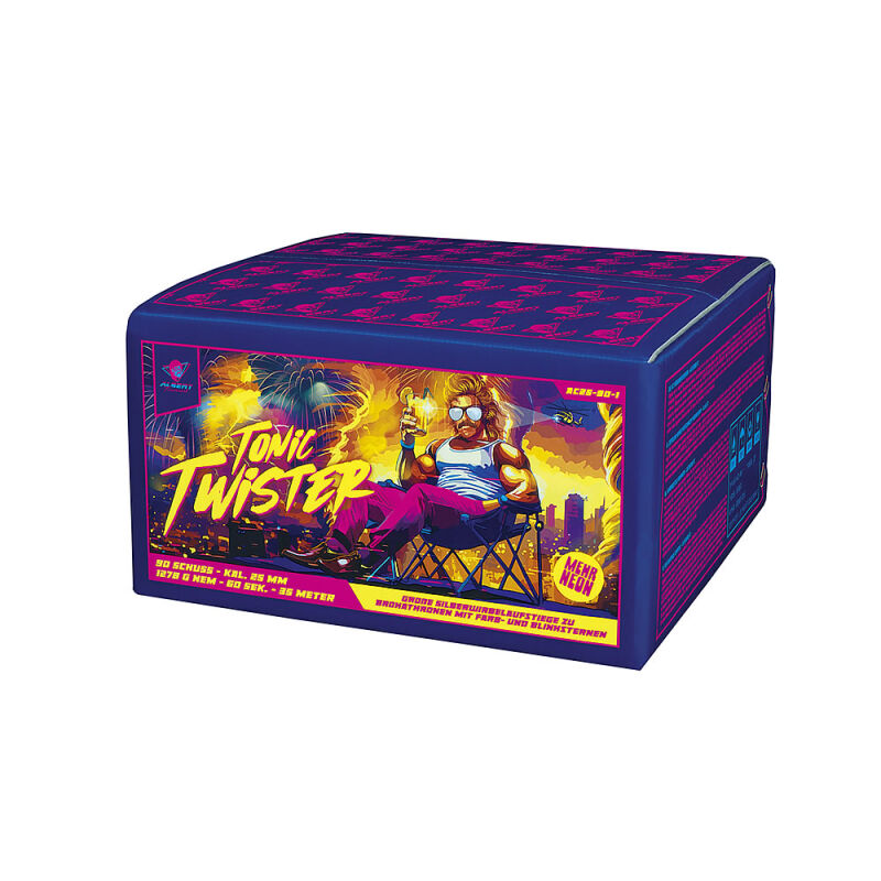 Jetzt Tonic Twister 90-Schuss-Feuerwerkverbund ab 72.5€ bestellen