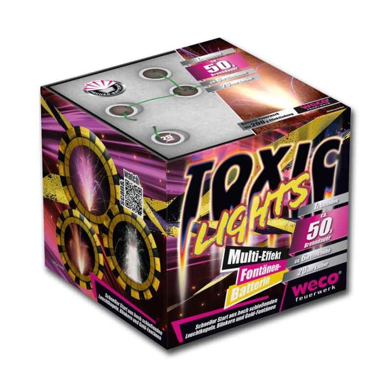 Jetzt Toxic Lights Fontänen-Batterie ab 15.29€ bestellen