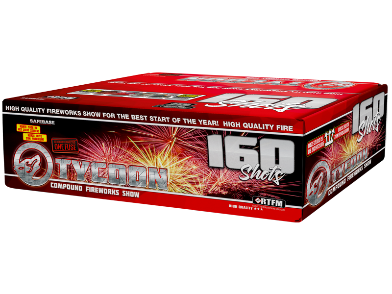 Jetzt Tycoon 160-Schuss-Feuerwerkverbund ab 233.99€ bestellen