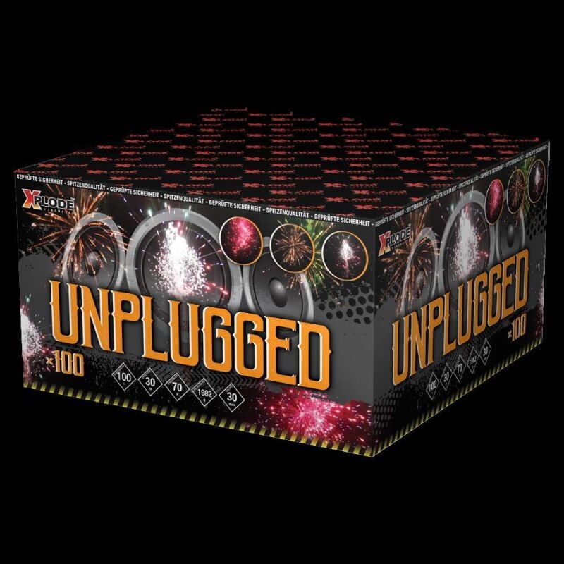 Jetzt Unplugged 100-Schuss-Feuerwerkverbund ab 109.99€ bestellen