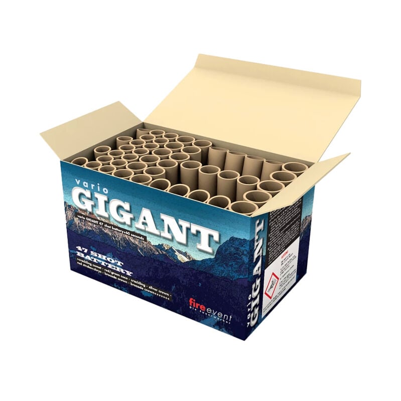 Jetzt varioGIGANT 47-Schuss-Feuerwerkbatterie ab 84.99€ bestellen