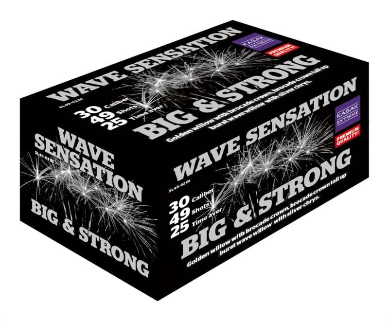 Jetzt Wave Sensation 49-Schuss-Feuerwerksverbund ab 126.65€ bestellen