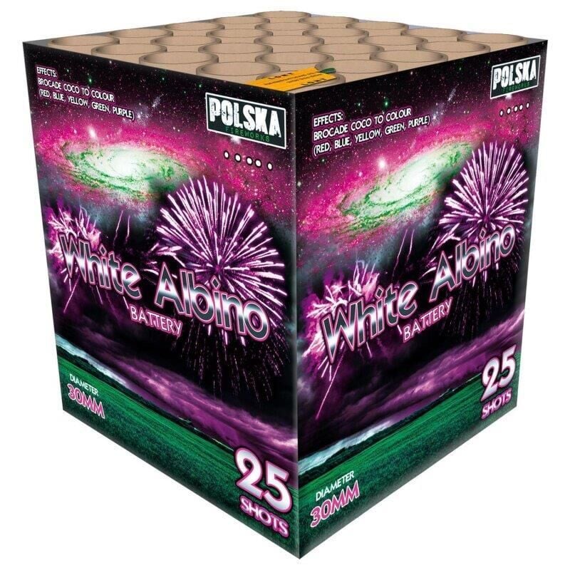 Jetzt White Albino 25-Schuss-Feuerwerk-Batterie 4er Pack (Stahlkäfig) ab 179.99€ bestellen